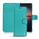 Housse cuir Sony Xperia 1 II - Bleu fluo