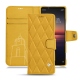 Custodia in pelle Sony Xperia 1 II - Jaune soulèu - Couture
