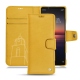 Sony Xperia 1 II leather case - Jaune soulèu