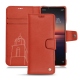 Sony Xperia 1 II leather case - Arange clouquié