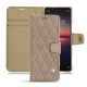 Custodia in pelle Sony Xperia 1 II - Taupe vintage - Couture