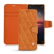 Housse cuir Sony Xperia 1 II - Mandarine vintage - Couture