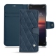 Housse cuir Sony Xperia 1 II - Jean vintage - Couture