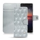 Custodia in pelle Sony Xperia 1 II - Platinium - Couture
