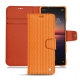 Funda de piel Sony Xperia 1 II - Abaca arancio