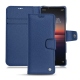 Sony Xperia 1 II leather case - Bleu frisson
