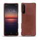 Capa em pele Sony Xperia 1 II - Passion vintage ( Glutton - Red ) 
