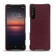Coque cuir Sony Xperia 1 II - Lie de vin ( Pantone 5115C ) 