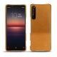 Lederschutzhülle Sony Xperia 1 II - Or Maïa ( Pantone 871C ) 