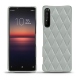 Custodia in pelle Sony Xperia 1 II - Gris - Couture ( Nappa - Pantone W428C ) 