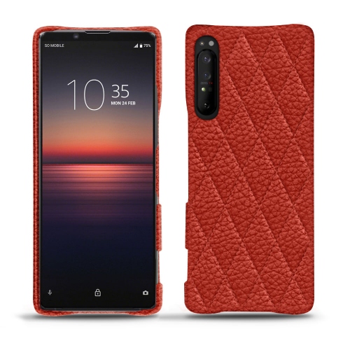 Habillez votre Xperia 1 II avec les coques NorevePapaye - Couture ( Pantone #b54317 ) 