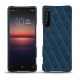 硬质真皮保护套 Sony Xperia 1 II - Blu mediterran - Couture