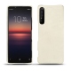 Capa em pele Sony Xperia 1 II - Blanc escumo