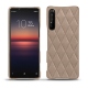Custodia in pelle Sony Xperia 1 II - Taupe vintage - Couture