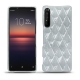 Sony Xperia 1 II leather cover - Platinium - Couture