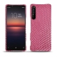 Coque cuir Sony Xperia 1 II - Serpent ciclamino