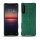 Sony Xperia 1 II leather cover - Crocodile pino