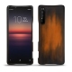 硬质真皮保护套 Sony Xperia 1 II - Marron Patine