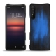 Sony Xperia 1 II leather cover - Bleu Patine