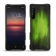 Custodia in pelle Sony Xperia 1 II - Vert Patine