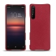 Lederschutzhülle Sony Xperia 1 II - Rouge passion
