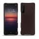Sony Xperia 1 II leather cover - Marron envoûtant