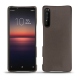Capa em pele Sony Xperia 1 II - Gris Veggie