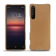 硬质真皮保护套 Sony Xperia 1 II - Beige Veggie