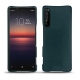 Coque cuir Sony Xperia 1 II - Bleu Veggie