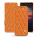 Capa em pele Sony Xperia 1 II - Orange - Couture ( Nappa - Pantone 1495U ) 