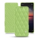 Capa em pele Sony Xperia 1 II - Vert olive - Couture ( Nappa - Pantone 578U ) 