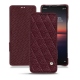 Funda de piel Sony Xperia 1 II - Lie de vin - Couture ( Pantone 5115C ) 