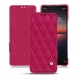Housse cuir Sony Xperia 1 II - Rose fluo - Couture
