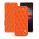 Custodia in pelle Sony Xperia 1 II - Orange fluo - Couture
