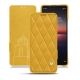 Funda de piel Sony Xperia 1 II - Jaune soulèu - Couture