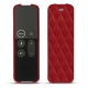Housse Siri Remote - Rouge - Couture ( Nappa - Pantone 199C ) 