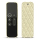 Siri Remote case - Ivoire - Couture ( Sleek P C12 - White ) 