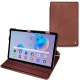 Samsung Galaxy Tab S6 Lite leather case - Passion vintage ( Glutton - Red ) 