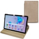 Samsung Galaxy Tab S6 Lite leather case - Taupe vintage ( Pantone 7530C ) 