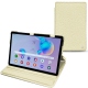 Funda de piel Samsung Galaxy Tab S6 Lite - Ivoire ( Sleek P C12 - White ) 