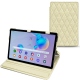 硬质真皮保护套 Samsung Galaxy Tab S6 Lite - Ivoire - Couture ( Sleek P C12 - White ) 