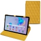 硬质真皮保护套 Samsung Galaxy Tab S6 Lite - Jaune soulèu - Couture