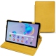 Samsung Galaxy Tab S6 Lite leather case - Jaune soulèu