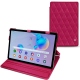 Housse cuir Samsung Galaxy Tab S6 Lite - Rose fluo - Couture