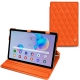 Custodia in pelle Samsung Galaxy Tab S6 Lite - Orange fluo - Couture