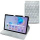 Custodia in pelle Samsung Galaxy Tab S6 Lite - Platinium - Couture