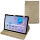 Housse cuir Samsung Galaxy Tab S6 Lite - Autruche desert