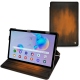 Housse cuir Samsung Galaxy Tab S6 Lite - Marron Patine