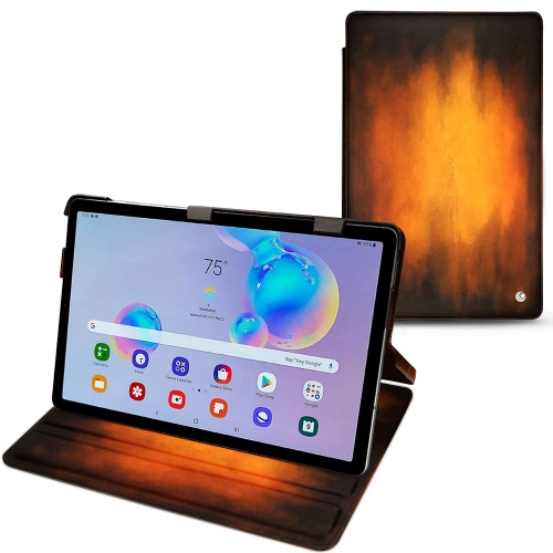 Ledertasche für Samsung Galaxy Tab S6 LiteFauve Patine