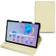 Capa em pele Samsung Galaxy Tab S6 Lite - Beige PU